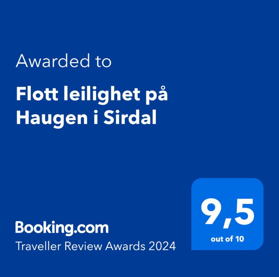 Flott Leilighet Pa Haugen I Sirdal Tjorhom Exterior photo
